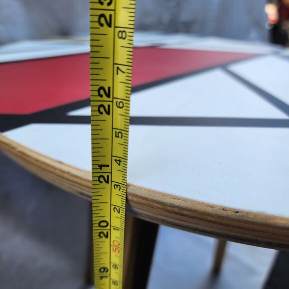 Abstract wood coffee table night stand 21.5hx20x20w beautiful - Picture 5 of 8